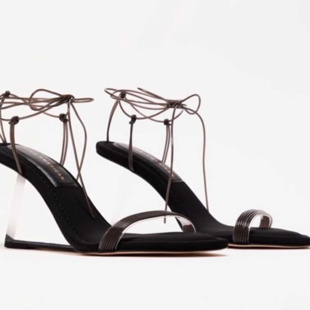Cinderella Glass Strappy Sandals